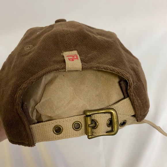 Carolina Panthers NFL Brown Corduroy Reebok Adjustable Hat Ballcap with Pink #A4 - Picture 6 of 11